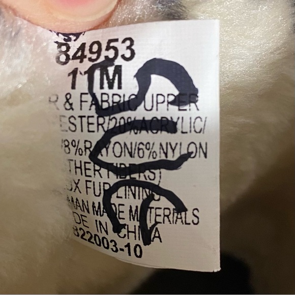 Minnetonka Tali Brown Suede Faux Fur Lined Boots Women’s Size 11M - Picture 12 of 14